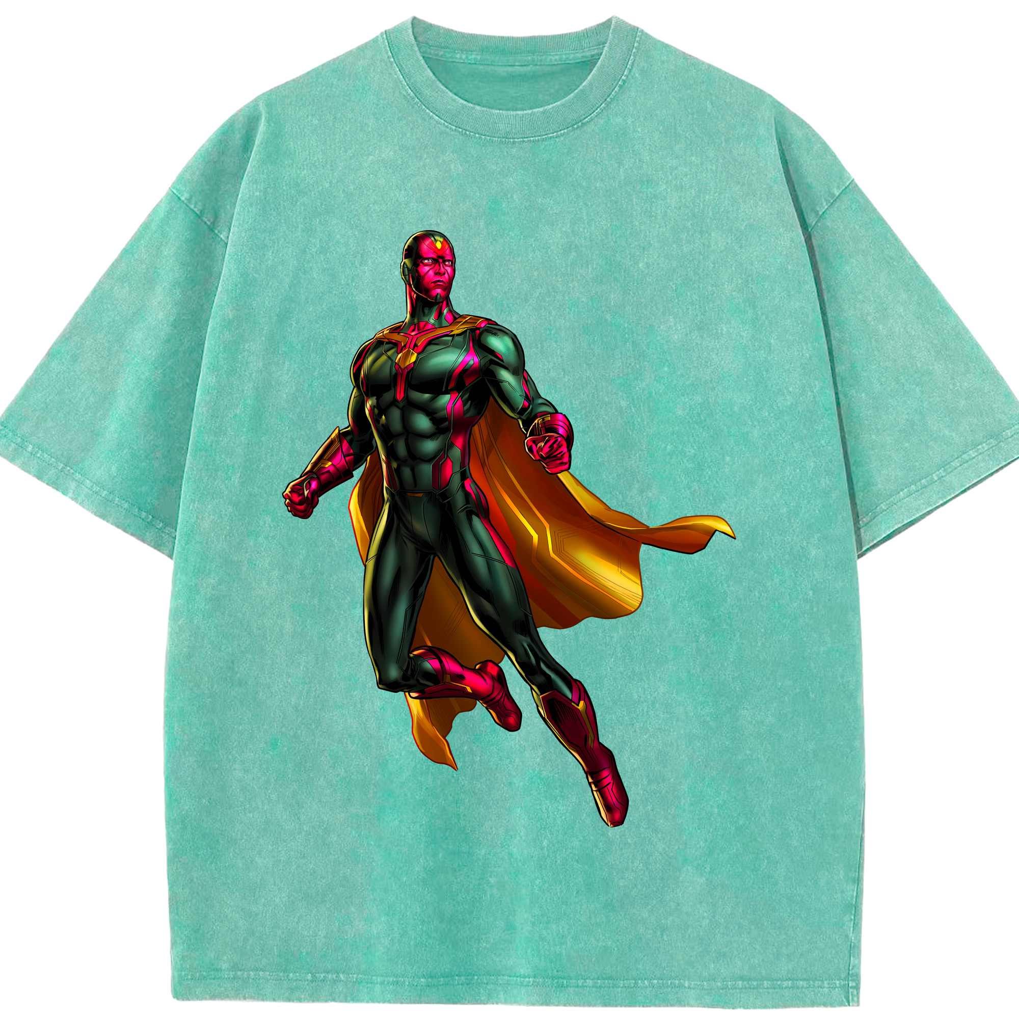 （画像用） アベンジャーズ The Avengers 綿100% ヴィンテージ風 半袖Tシャツ（フロントプリント）